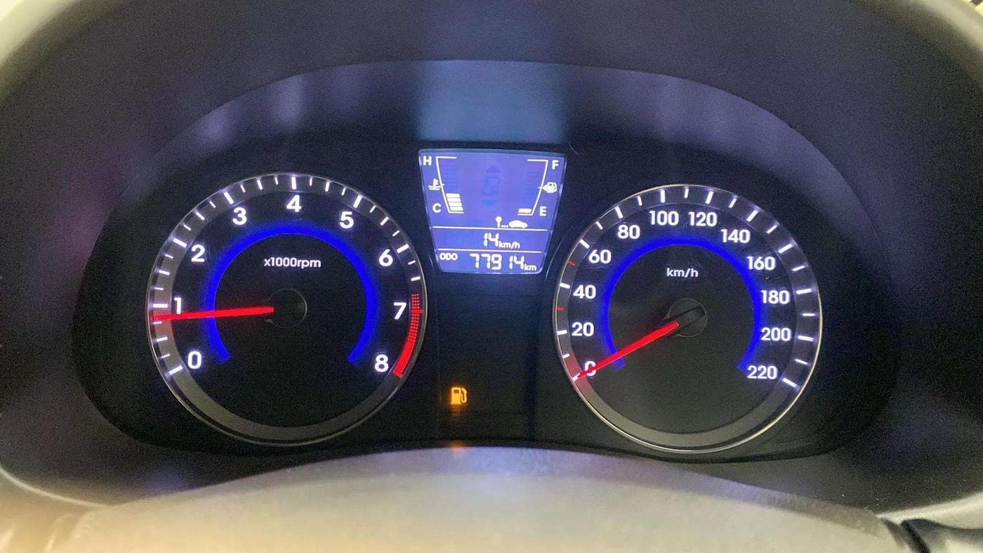 2014 Hyundai Verna FLUIDIC 1.6 VTVT SX, Petrol, Manual, 78,035 km, Odometer Image