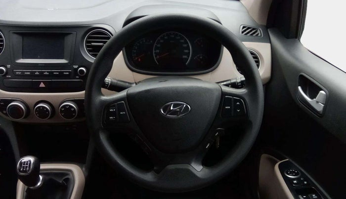 2017 Hyundai Grand i10 SPORTZ 1.2 KAPPA VTVT, Petrol, Manual, 15,742 km, Steering Wheel Close Up