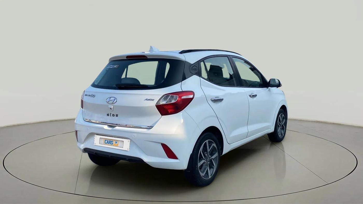 2019 Hyundai GRAND I10 NIOS ASTA 1.2 KAPPA VTVT, Petrol, Manual, 30,640 km, Right Back Diagonal