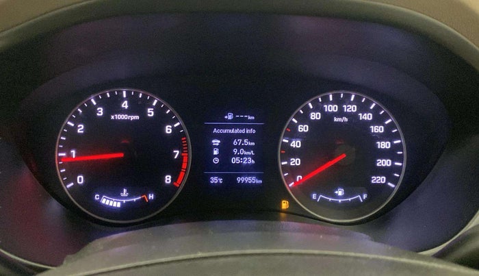 2018 Hyundai Elite i20 ASTA 1.2 (O), Petrol, Manual, 99,933 km, Odometer Image