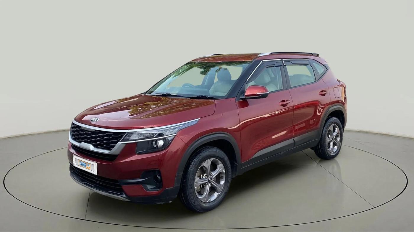 2019 KIA SELTOS HTK PLUS AT 1.5 DIESEL, Diesel, Automatic, 43,508 km, Left Front Diagonal