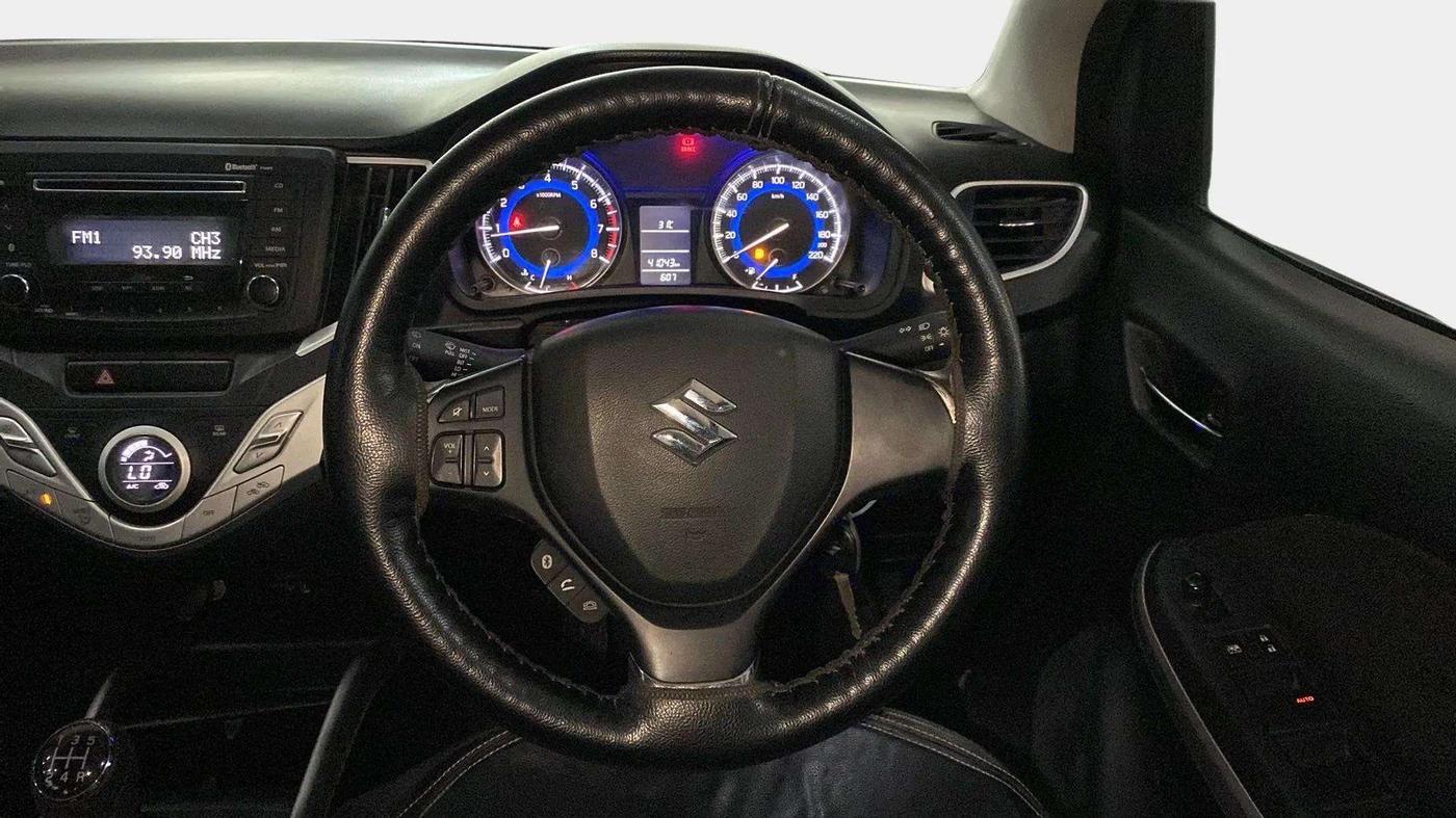 2016 Maruti Baleno DELTA PETROL 1.2, Petrol, Manual, 41,056 km, Steering Wheel Close Up