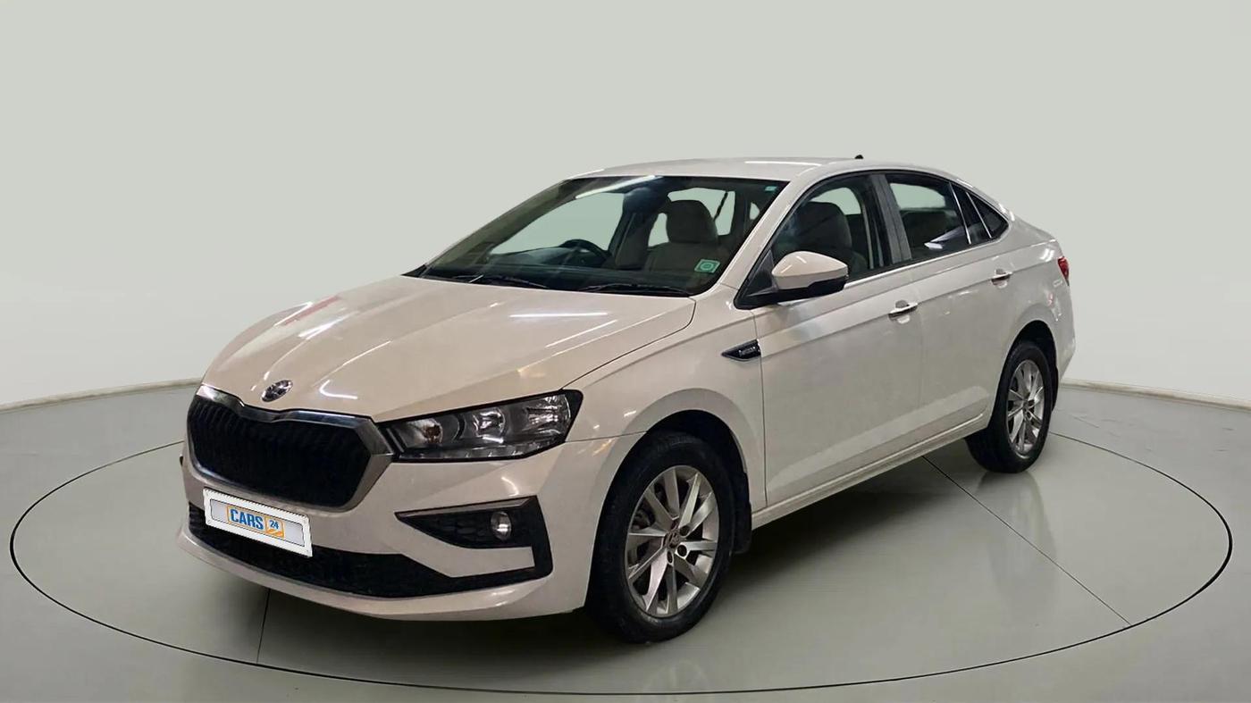 2022 Skoda SLAVIA AMBITION 1.0L TSI MT, Petrol, Manual, 44,960 km, Left Front Diagonal