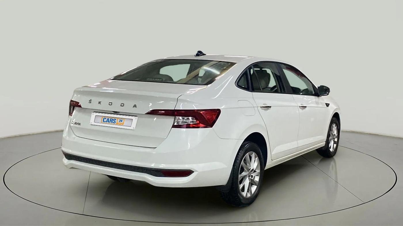 2022 Skoda SLAVIA AMBITION 1.0L TSI MT, Petrol, Manual, 44,960 km, Right Back Diagonal