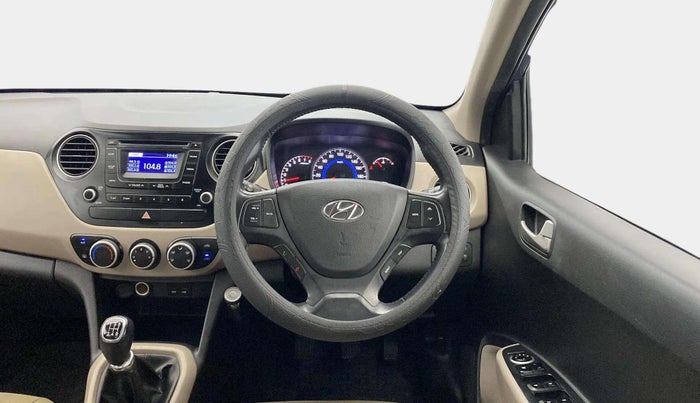 2014 Hyundai Grand i10 ASTA (O) 1.2 KAPPA VTVT, Petrol, Manual, 74,841 km, Steering Wheel Close Up