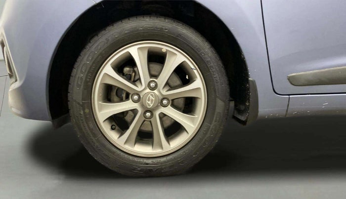 2014 Hyundai Grand i10 ASTA (O) 1.2 KAPPA VTVT, Petrol, Manual, 74,841 km, Left Front Wheel