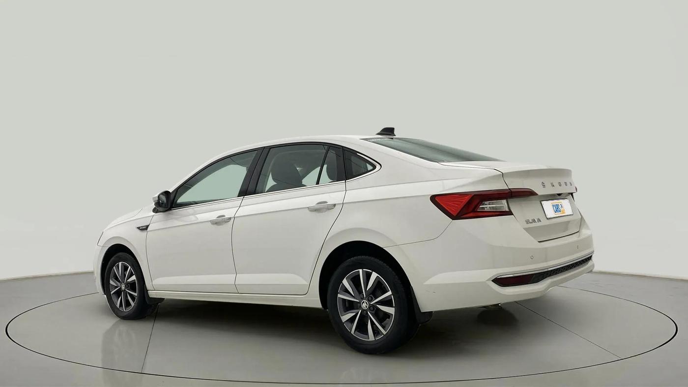 2022 Skoda SLAVIA STYLE 1.0L TSI AT, Petrol, Automatic, 19,051 km, Left Back Diagonal