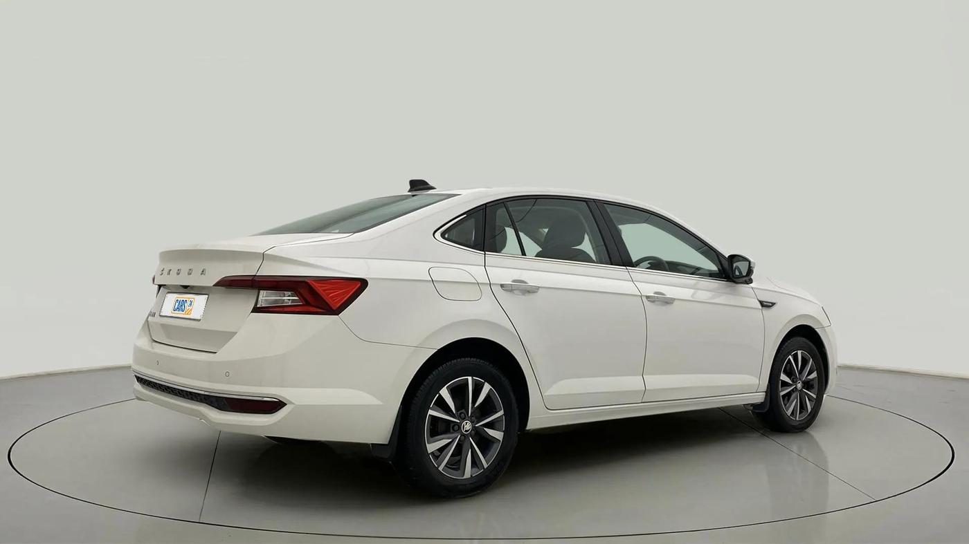 2022 Skoda SLAVIA STYLE 1.0L TSI AT, Petrol, Automatic, 19,051 km, Right Back Diagonal