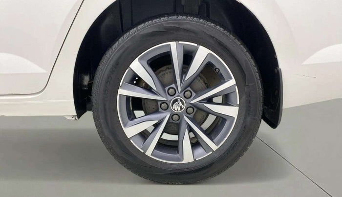 2022 Skoda SLAVIA STYLE 1.0L TSI AT, Petrol, Automatic, 19,051 km, Left Rear Wheel