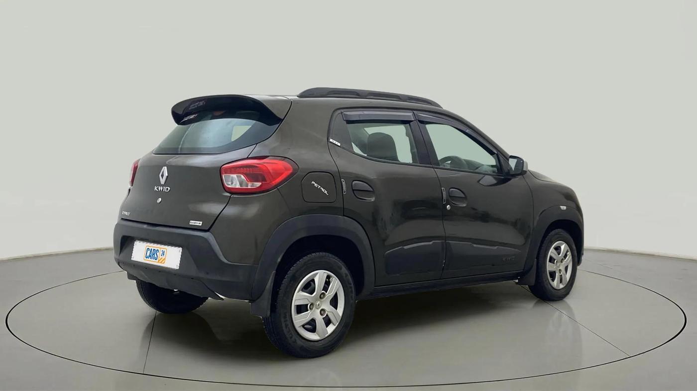 2019 Renault Kwid RXT 1.0 AMT (O), Petrol, Automatic, 24,047 km, Right Back Diagonal