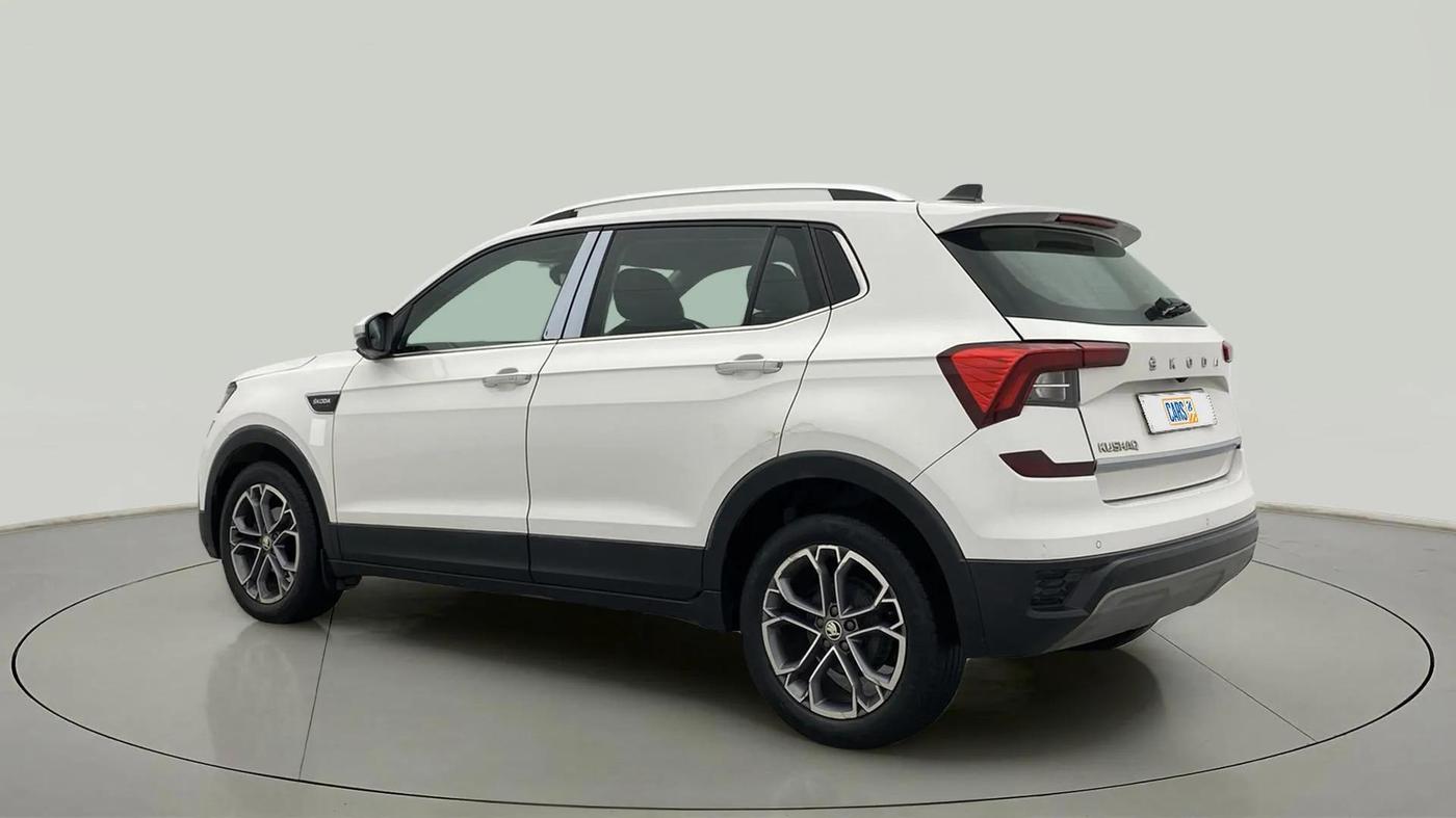 2021 Skoda KUSHAQ STYLE 1.0L TSI AT, Petrol, Automatic, 28,733 km, Left Back Diagonal