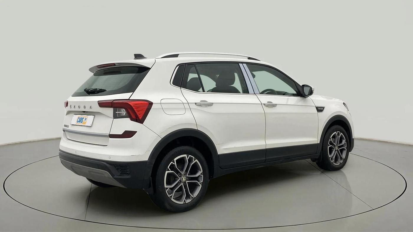 2021 Skoda KUSHAQ STYLE 1.0L TSI AT, Petrol, Automatic, 28,733 km, Right Back Diagonal