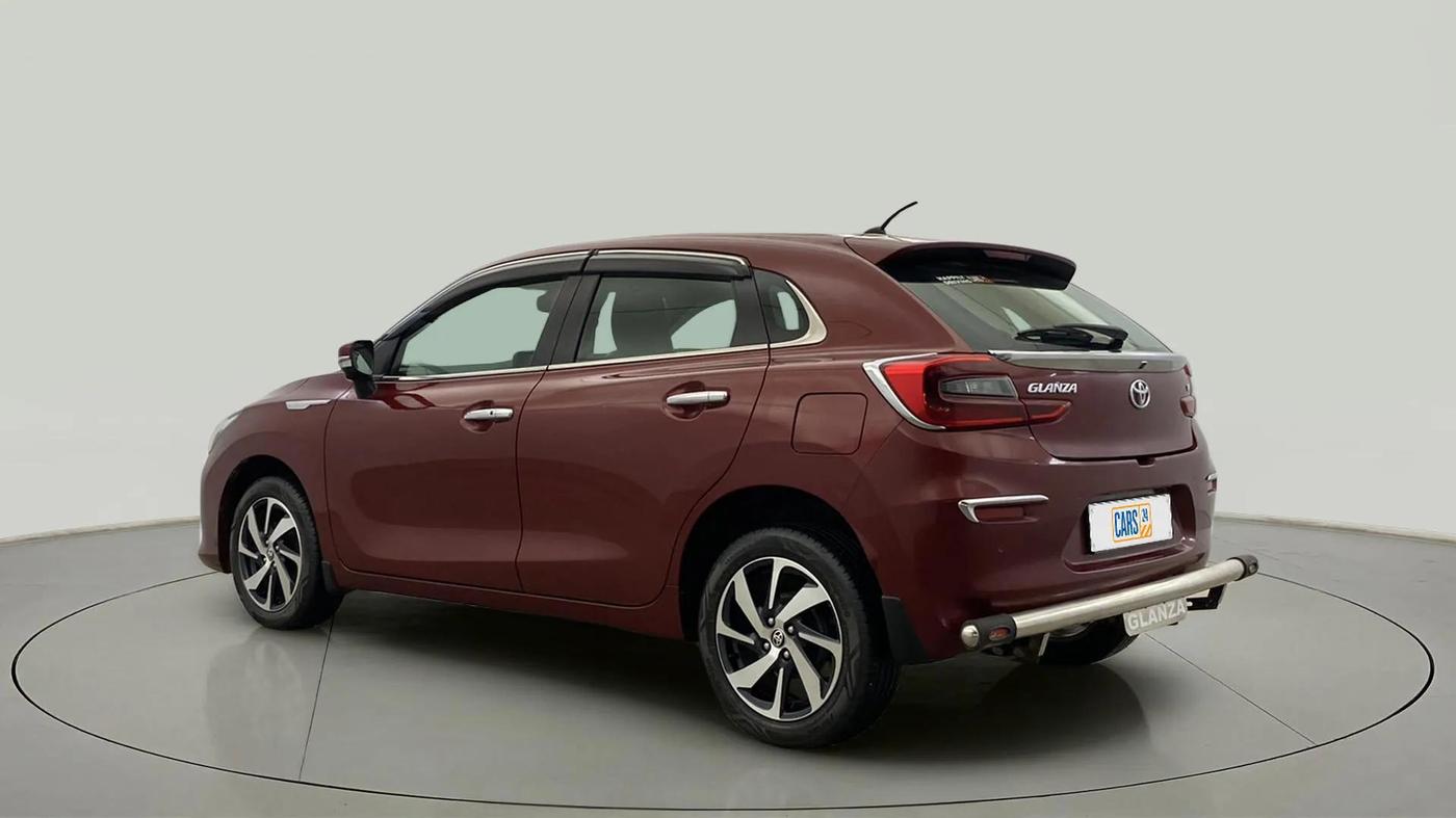 2022 Toyota Glanza V, Petrol, Manual, 35,711 km, Left Back Diagonal