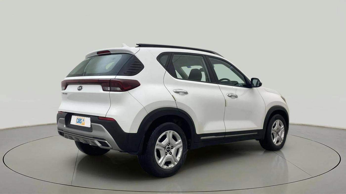2020 KIA SONET HTX 1.5, Diesel, Manual, 53,682 km, Right Back Diagonal