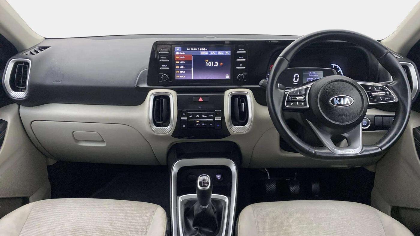 2020 KIA SONET HTX 1.5, Diesel, Manual, 53,682 km, Dashboard