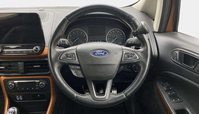2021 Ford Ecosport TITANIUM 1.5 SPORTS(SUNROOF) PETROL, Petrol, Manual, 68,600 km, Steering Wheel Close Up