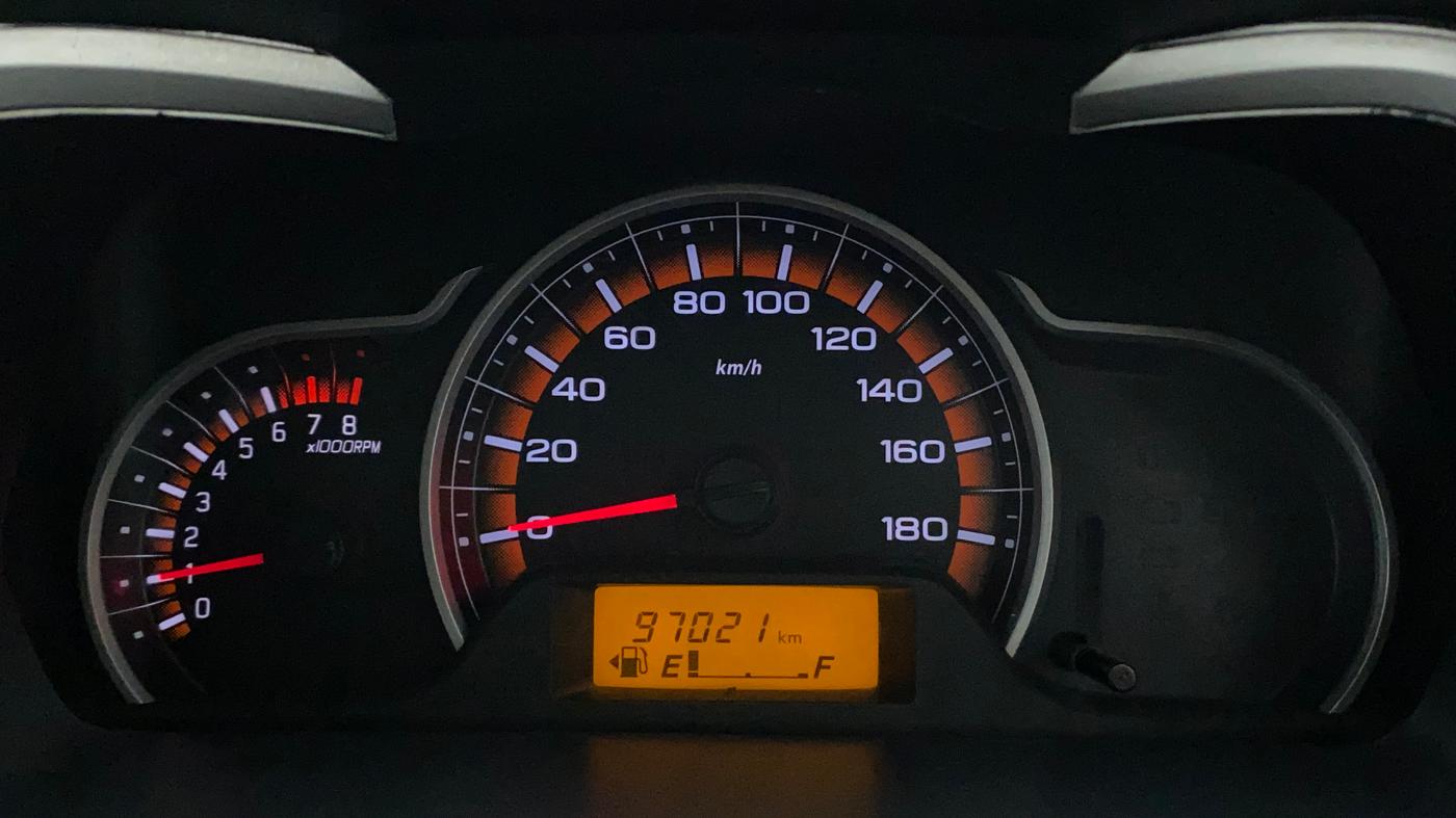 2016 Maruti Alto K10 VXI (O), Petrol, Manual, 97,021 km, Odometer Image
