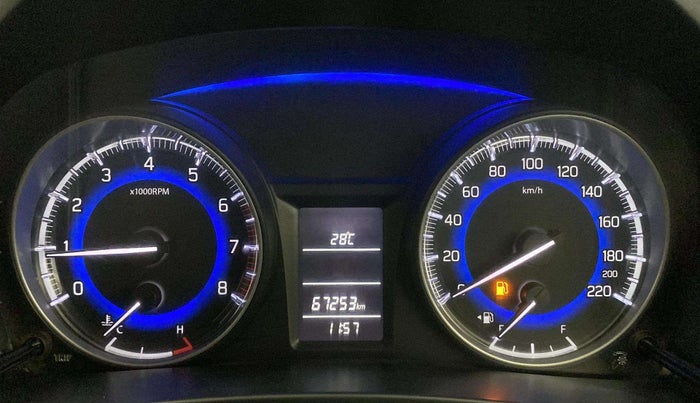 2018 Maruti Baleno DELTA PETROL 1.2, Petrol, Manual, 67,393 km, Odometer Image