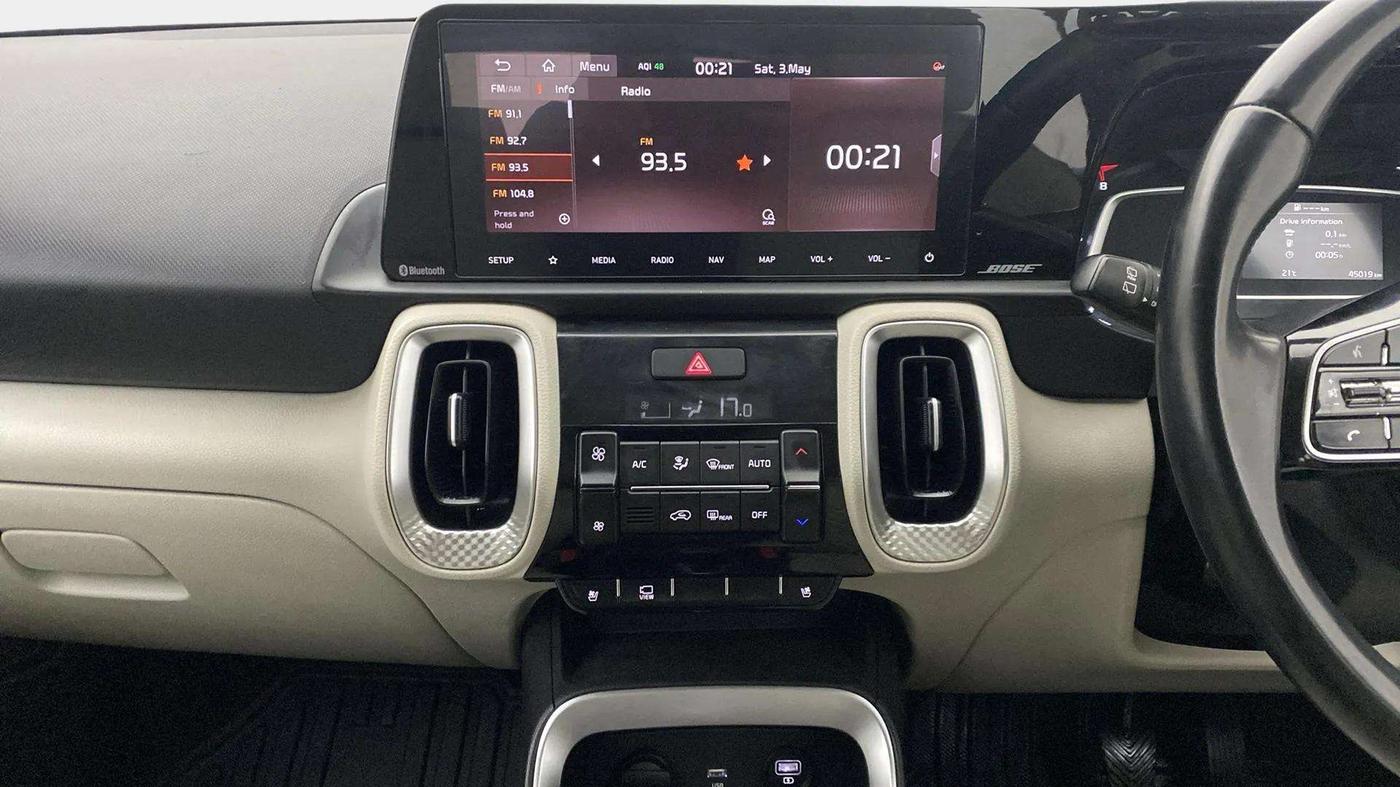 2021 KIA SONET HTX PLUS 1.0 IMT DUAL TONE, Petrol, Manual, 45,282 km, Air Conditioner