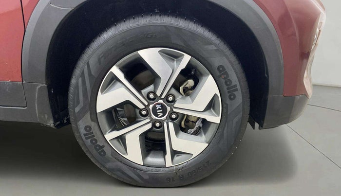 2021 KIA SONET HTX PLUS 1.0 IMT DUAL TONE, Petrol, Manual, 45,017 km, Right Front Wheel