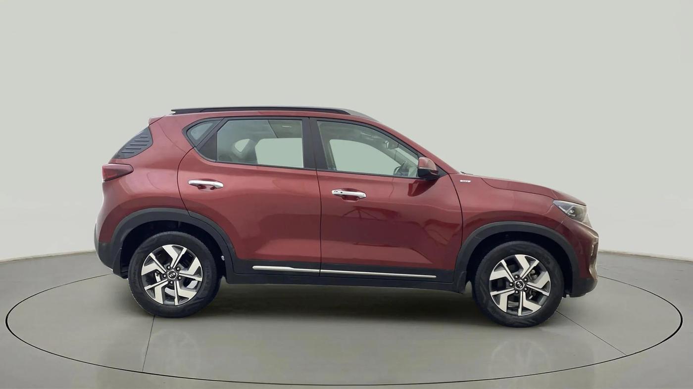 2021 KIA SONET HTX PLUS 1.0 IMT DUAL TONE, Petrol, Manual, 45,282 km, Right Side View