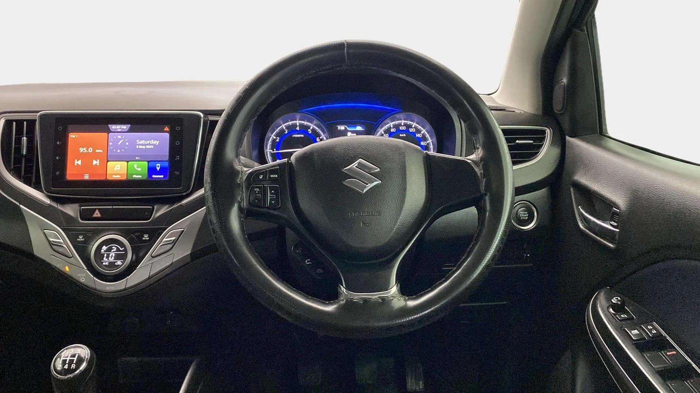 2019 Maruti Baleno ZETA PETROL 1.2, Petrol, Manual, 56,686 km, Steering Wheel Close Up