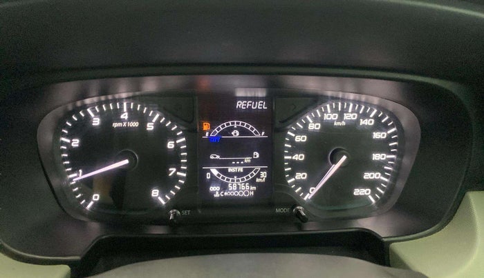 2022 Tata PUNCH ADVENTURE MT, Petrol, Manual, 58,738 km, Odometer Image