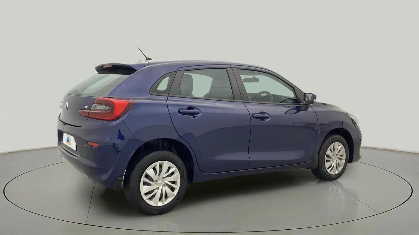 2023 Toyota Glanza S, Petrol, Manual, 8,908 km, Right Back Diagonal