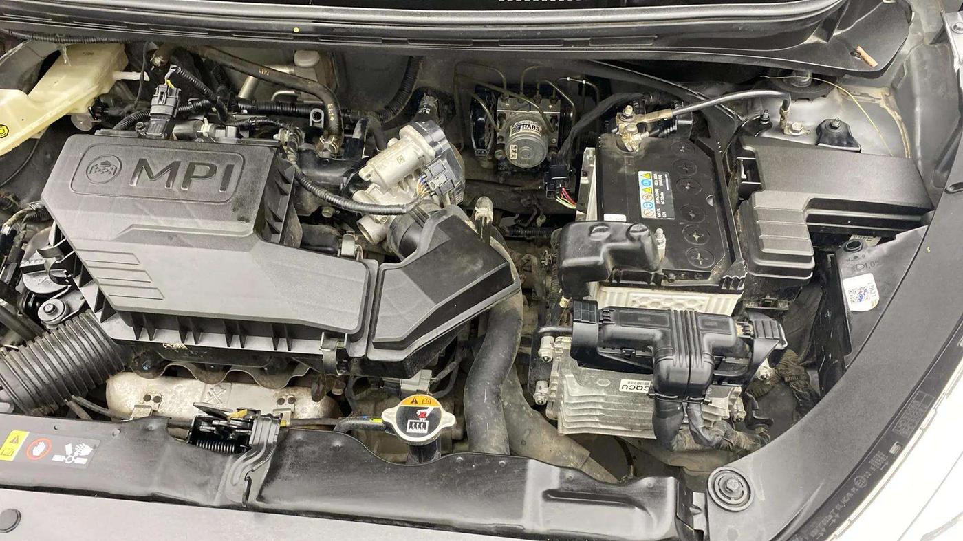 2021 Hyundai NEW SANTRO SPORTZ AMT, Petrol, Automatic, 27,849 km, Engine View - Left