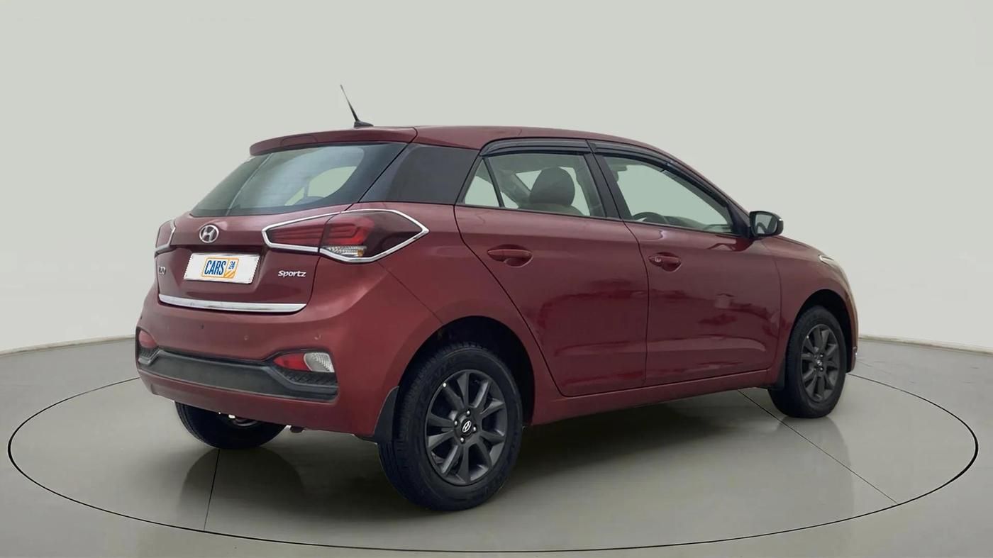 2019 Hyundai Elite i20 SPORTZ PLUS 1.2, Petrol, Manual, 5,922 km, Right Back Diagonal