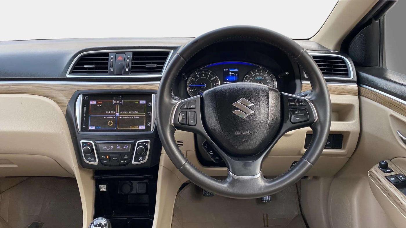 2020 Maruti Ciaz ALPHA 1.5 SHVS PETROL, Petrol, Manual, 22,078 km, Steering Wheel Close Up