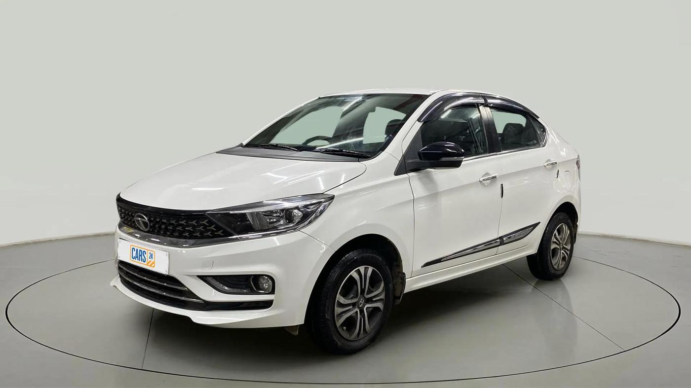 2022 Tata TIGOR XZ PLUS CNG, CNG, Manual, 72,310 km, Left Front Diagonal