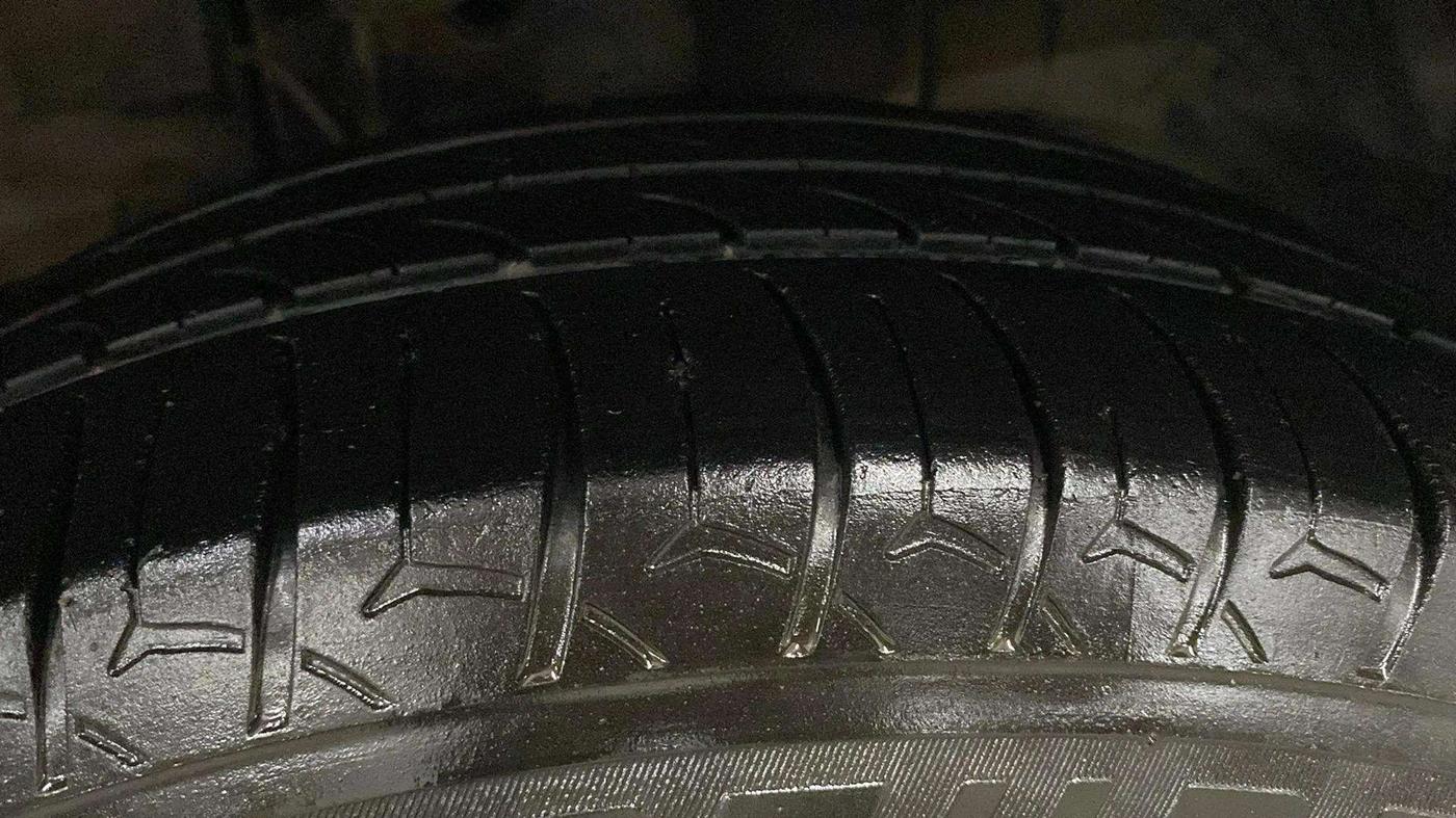 2022 Tata TIGOR XZ PLUS CNG, CNG, Manual, 72,310 km, Left Front Tyre Tread