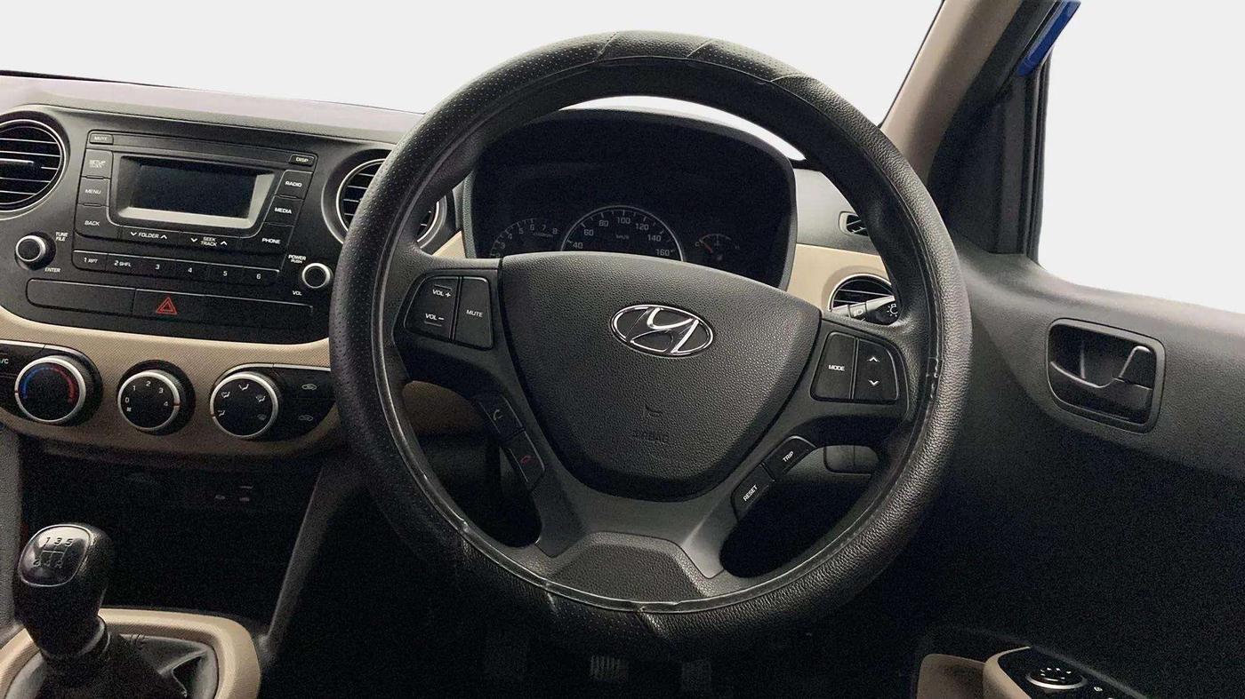 2019 Hyundai Grand i10 MAGNA 1.2 KAPPA VTVT, Petrol, Manual, 80,826 km, Steering Wheel Close Up