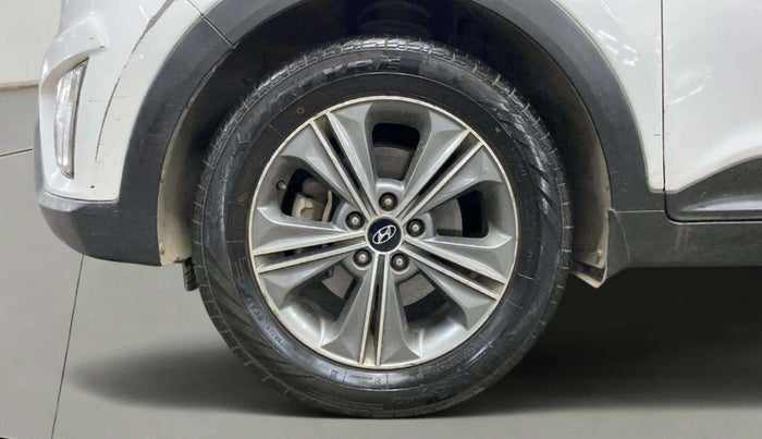 2017 Hyundai Creta SX PLUS AT 1.6 PETROL, Petrol, Automatic, 95,188 km, Left Front Wheel