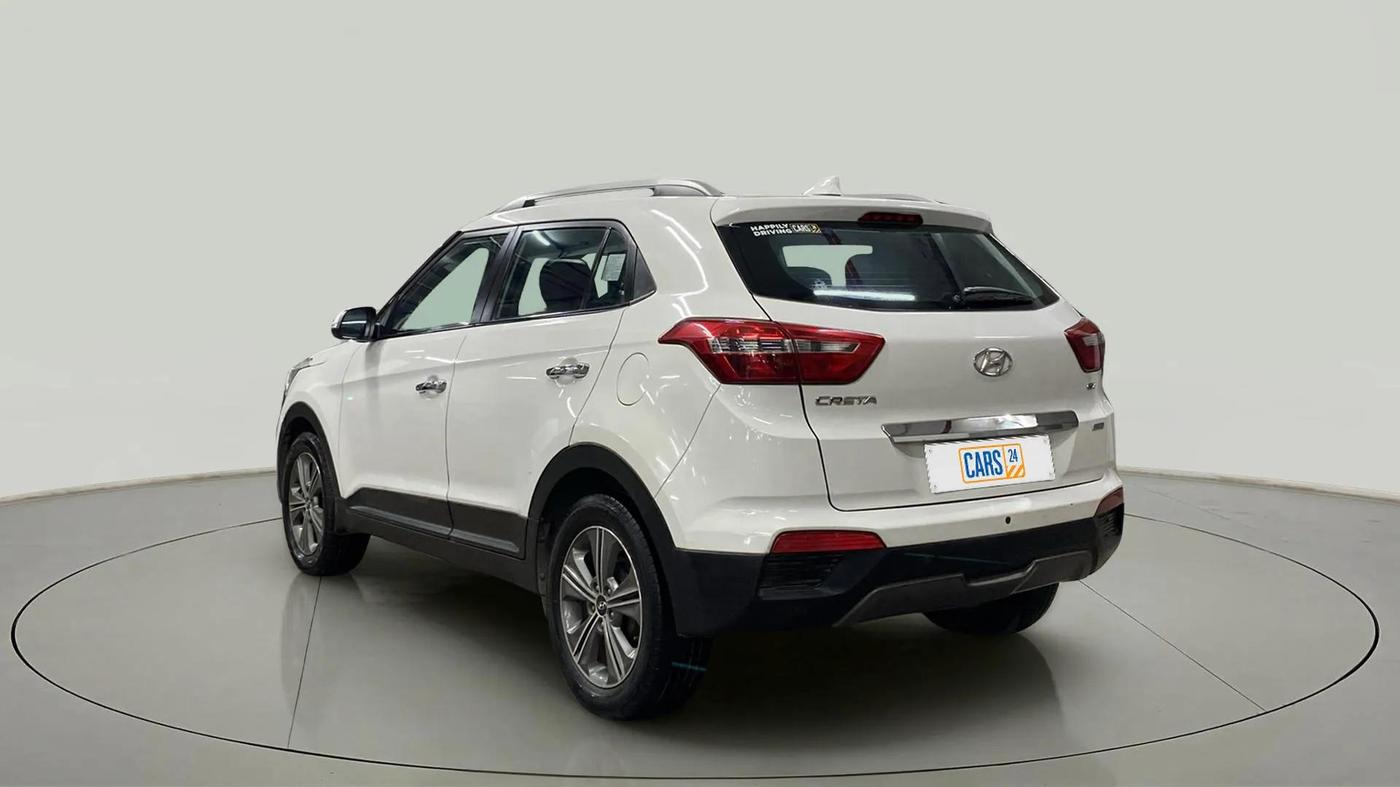 2017 Hyundai Creta SX PLUS AT 1.6 PETROL, Petrol, Automatic, 95,188 km, Left Back Diagonal