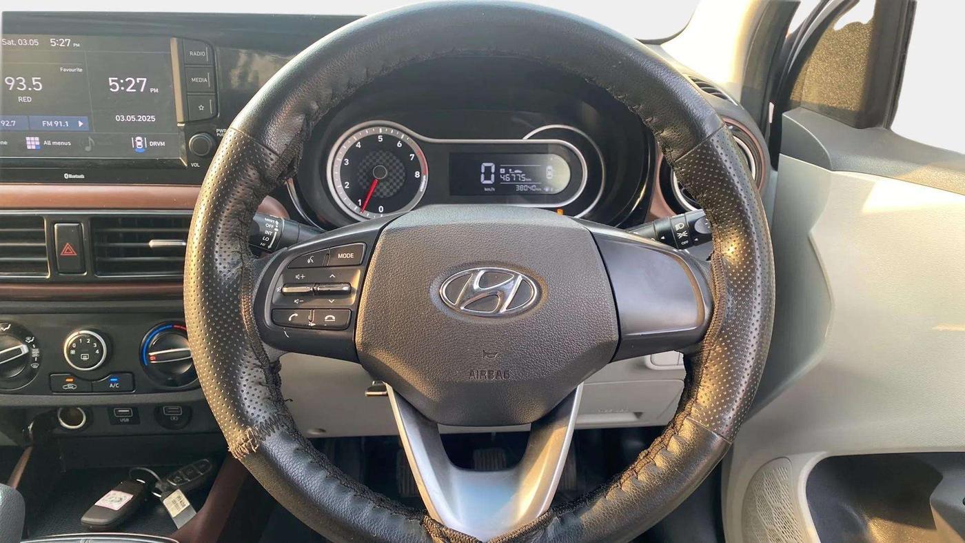 2021 Hyundai AURA SX 1.2, Petrol, Manual, 38,102 km, Steering Wheel Close Up