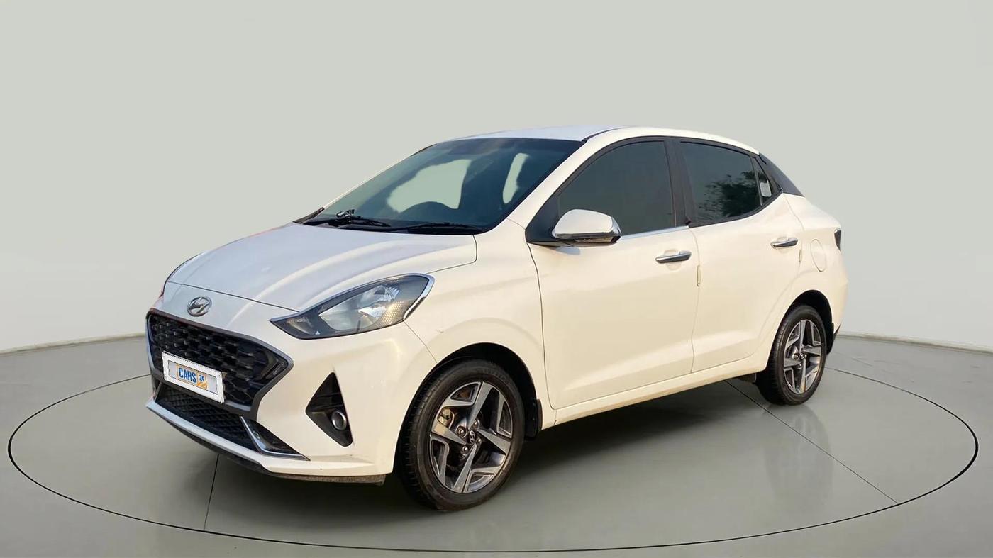 2021 Hyundai AURA SX 1.2, Petrol, Manual, 38,102 km, Left Front Diagonal