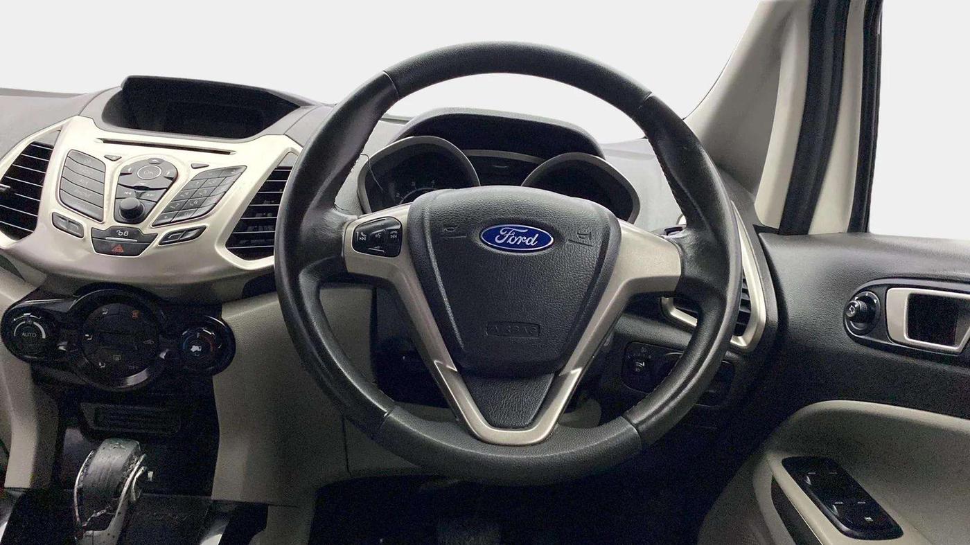 2015 Ford Ecosport TITANIUM 1.5L PETROL AT, Petrol, Automatic, 82,654 km, Steering Wheel Close Up