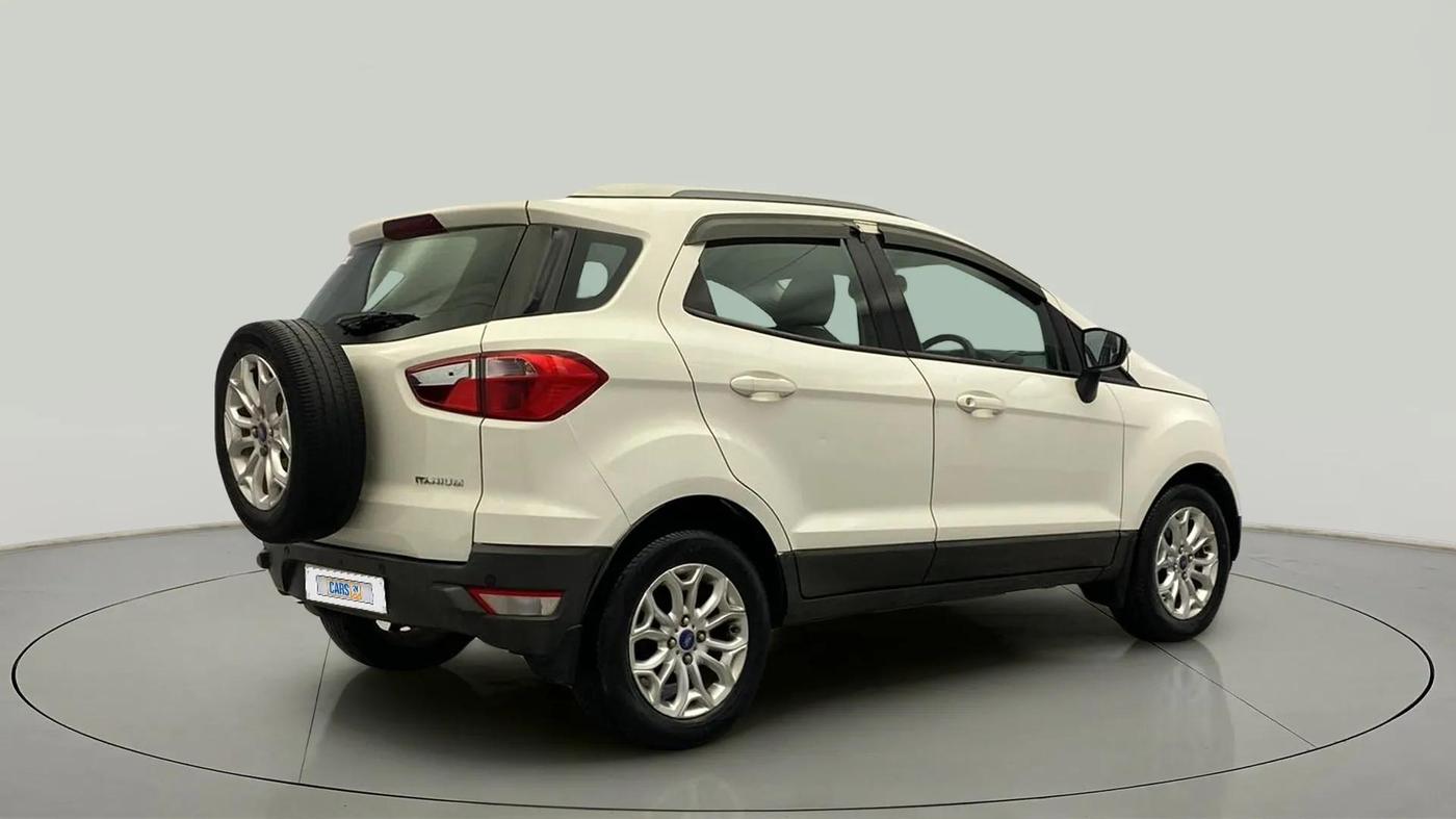 2015 Ford Ecosport TITANIUM 1.5L PETROL AT, Petrol, Automatic, 82,654 km, Right Back Diagonal
