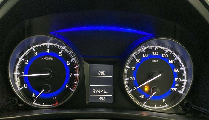 2021 Maruti Baleno DELTA PETROL 1.2, Petrol, Manual, 34,332 km, Odometer Image
