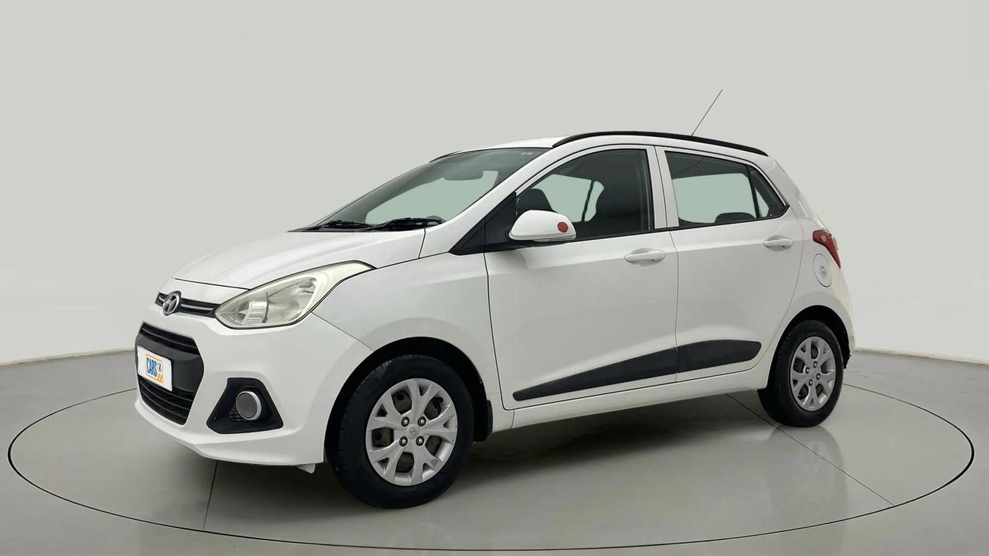 2015 Hyundai Grand i10 SPORTZ 1.2 KAPPA VTVT, Petrol, Manual, 43,645 km, Left Front Diagonal