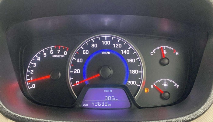 2015 Hyundai Grand i10 SPORTZ 1.2 KAPPA VTVT, Petrol, Manual, 43,596 km, Odometer Image