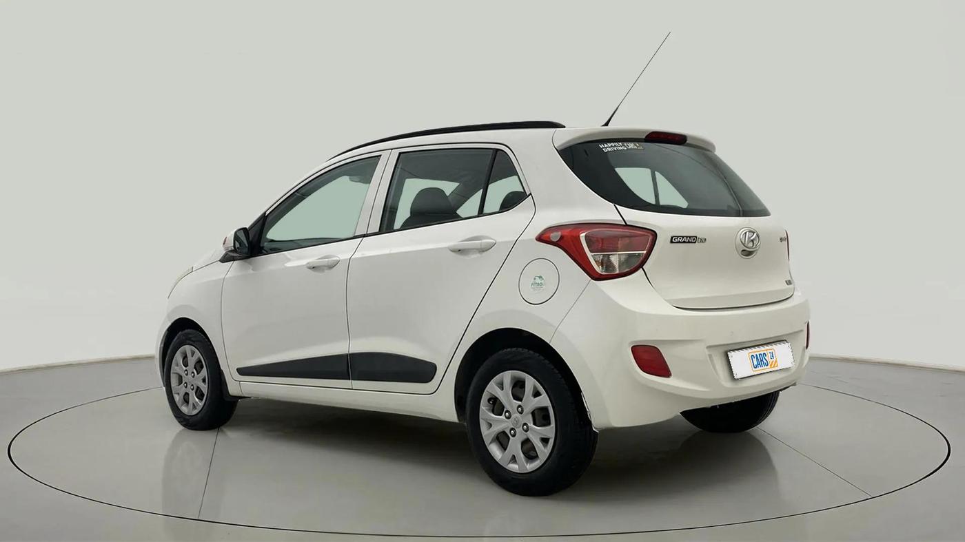 2015 Hyundai Grand i10 SPORTZ 1.2 KAPPA VTVT, Petrol, Manual, 43,645 km, Left Back Diagonal