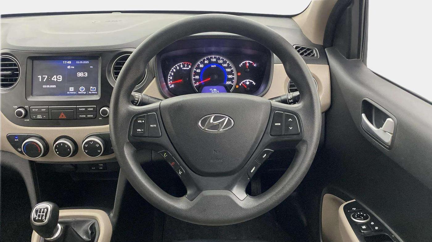 2019 Hyundai Grand i10 SPORTZ 1.2 KAPPA VTVT, Petrol, Manual, 33,844 km, Steering Wheel Close Up