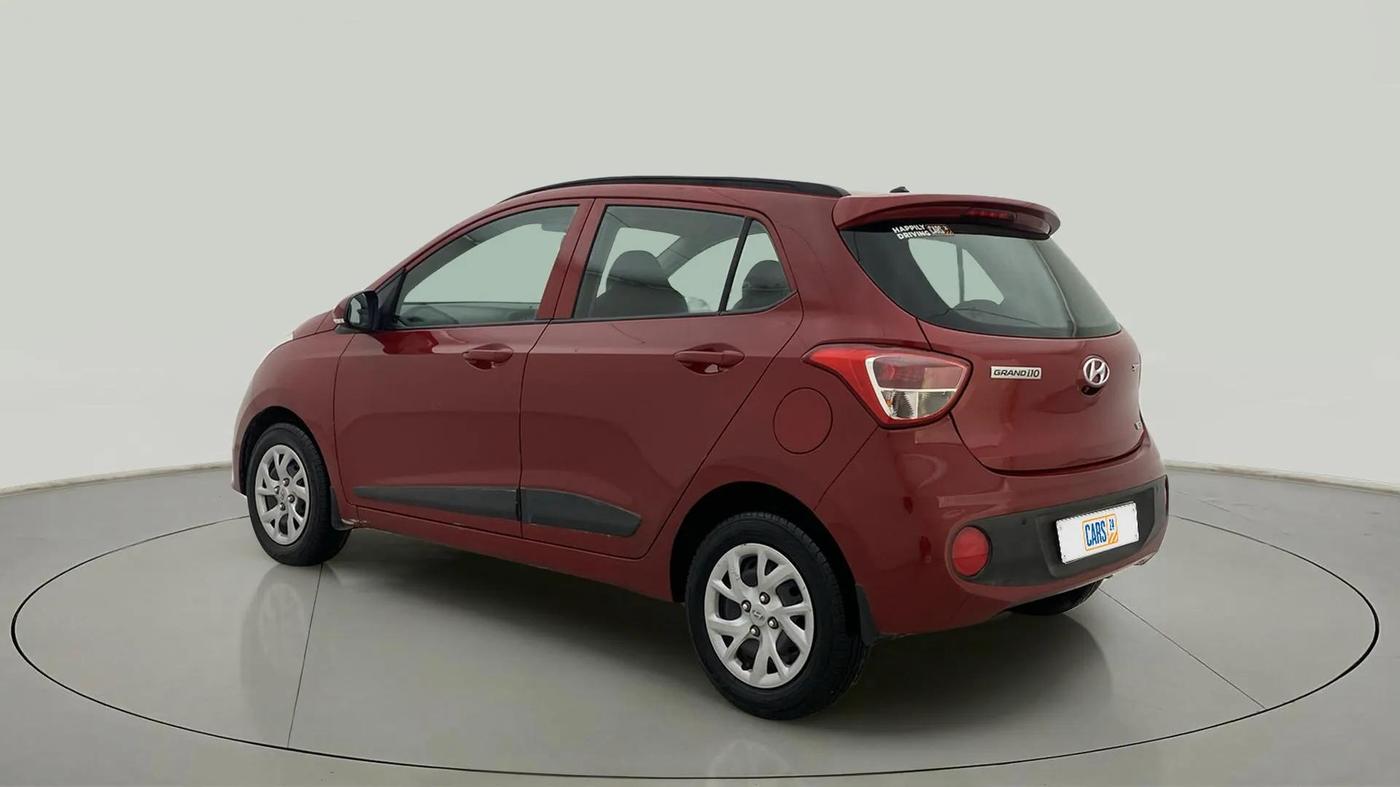 2019 Hyundai Grand i10 SPORTZ 1.2 KAPPA VTVT, Petrol, Manual, 33,844 km, Left Back Diagonal