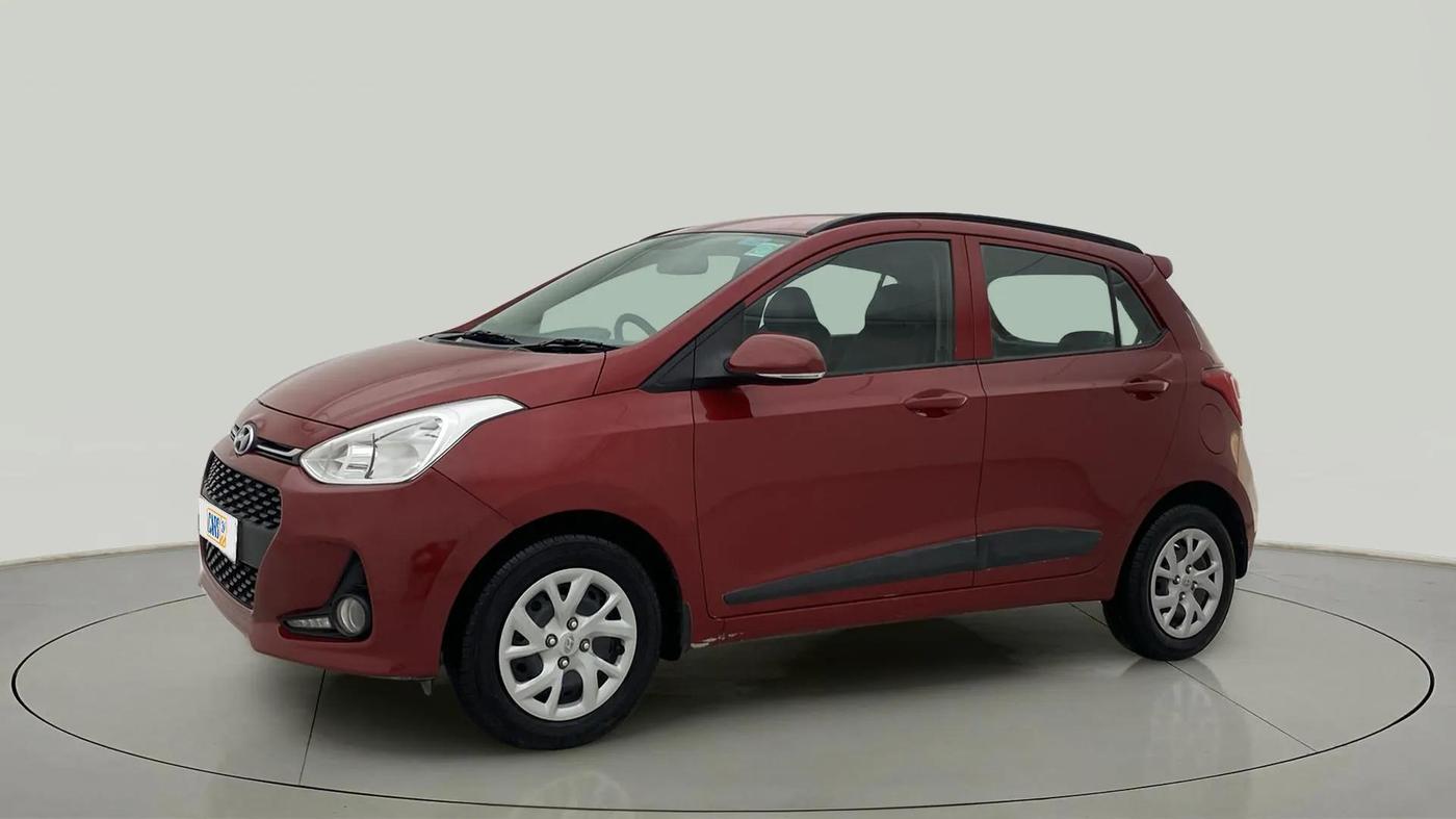 2019 Hyundai Grand i10 SPORTZ 1.2 KAPPA VTVT, Petrol, Manual, 33,844 km, Left Front Diagonal