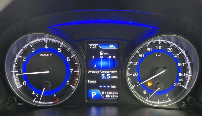 2018 Maruti Baleno ZETA CVT PETROL 1.2, Petrol, Automatic, 38,833 km, Odometer Image