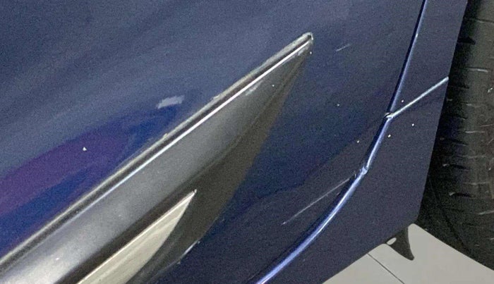 2018 Maruti Baleno ALPHA CVT PETROL 1.2, Petrol, Automatic, 54,947 km, Rear left door - Slightly dented