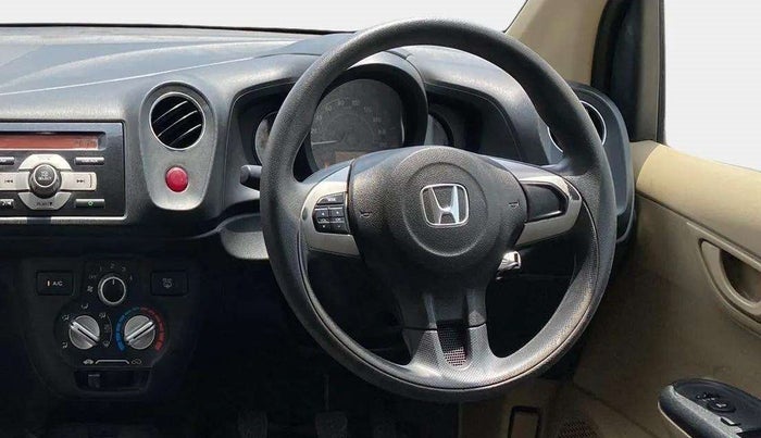 2014 Honda Brio S MT, Petrol, Manual, 42,501 km, Steering Wheel Close Up